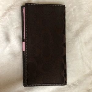 Coach Checkbook Wallet